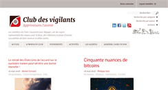 Desktop Screenshot of clubdesvigilants.com